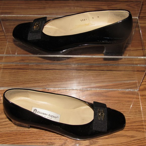 Etienne Aigner Shoes Etienne Aigner Fiesta Black Patent Leather